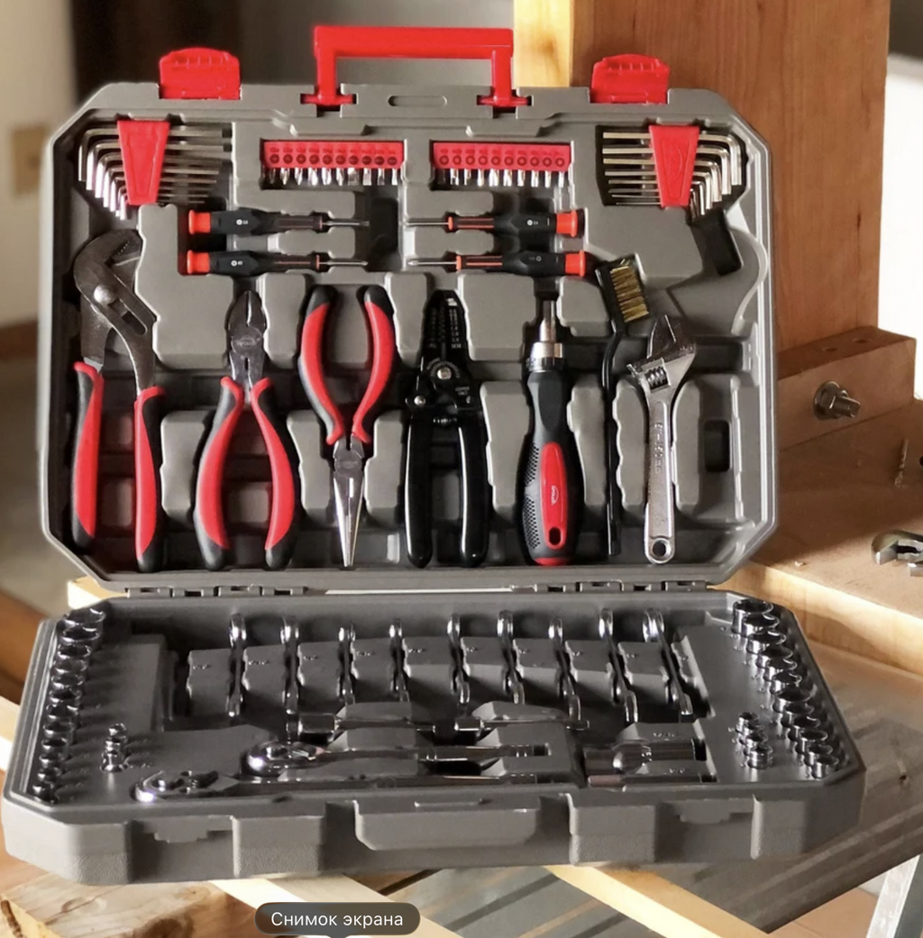 95 Piece Mechanics Tool Set in Metric and SAE for Small Engine, Mechanical and General Repairs – DT1242